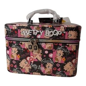 Betty Boop Black and Pink Cosmetic Bag